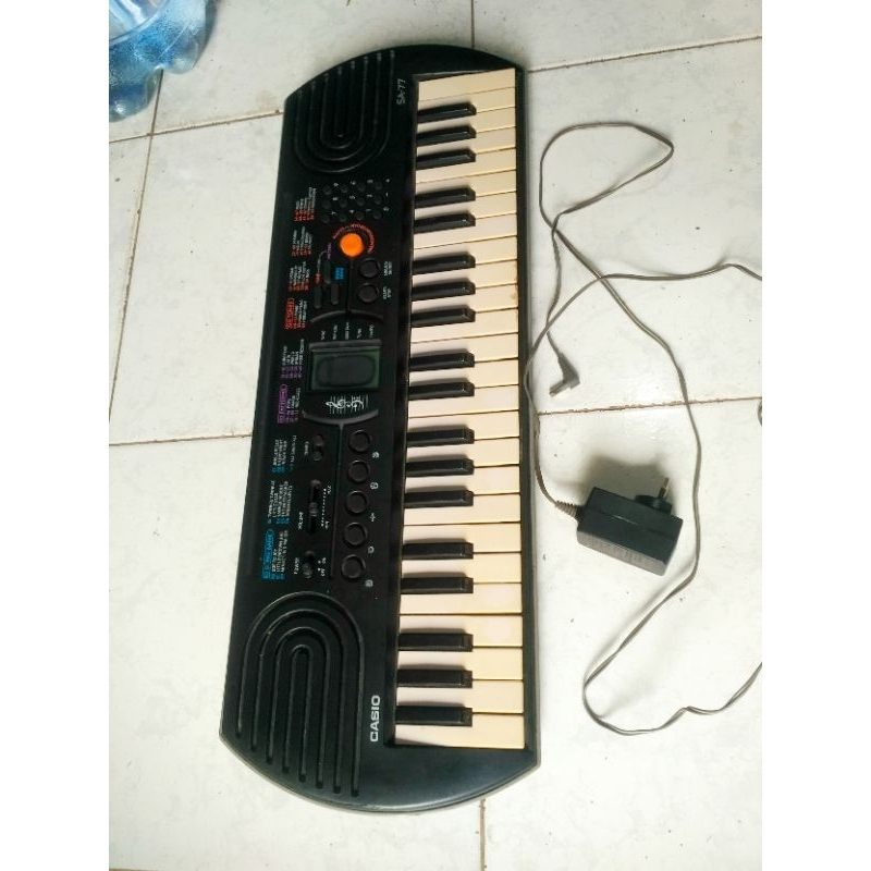 keyboard piano casio sa77,normal second
