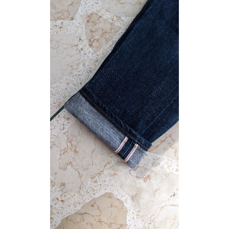 Jeans denim selvedge uniform bridge second preloved