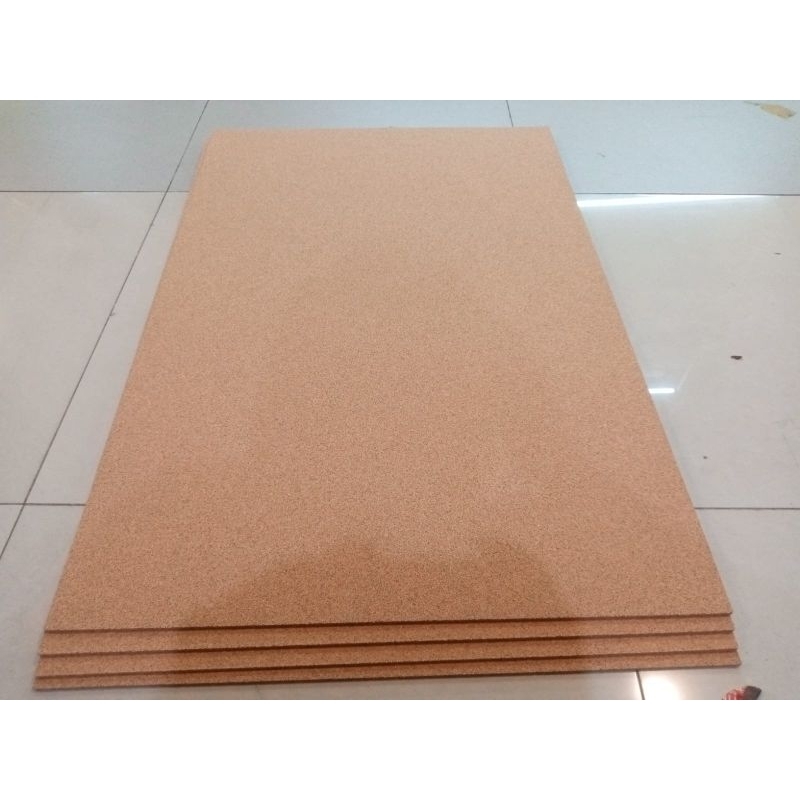 

Cork sheet / gabus patah tanpa frame lembaran 5mm x 40cm x 60cm