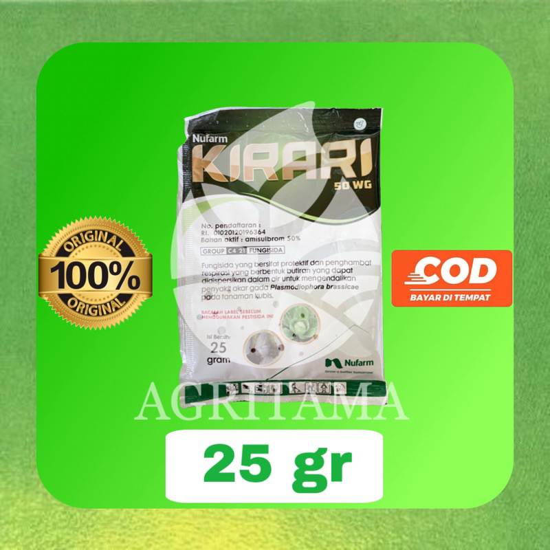 FUNGISIDA KIRARI 25GR PENGENDALI AKAR GADA Amisulbrom 50WG