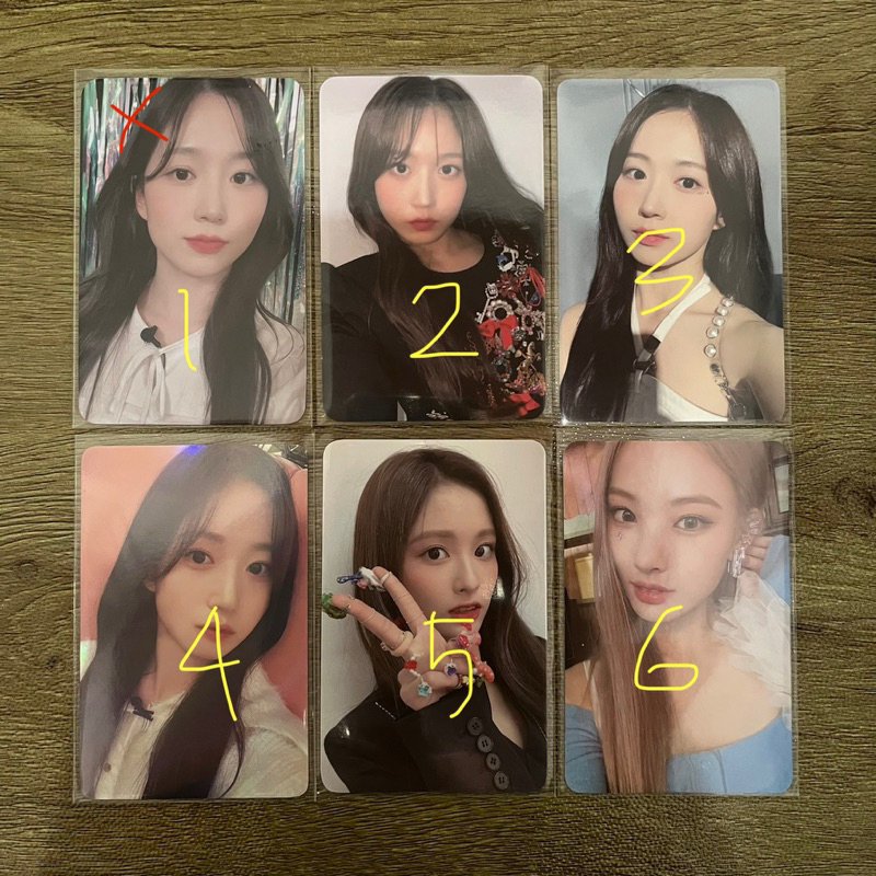 Photocard NMIXX ad mare haewon sullyoon jini