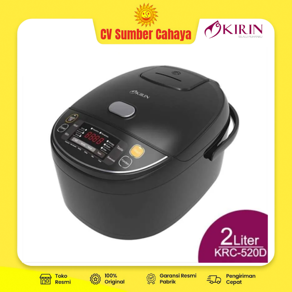 Kirin Rice Cooker Digital 2 Liter KRC-520D Magicom 6in1 KRC 520D