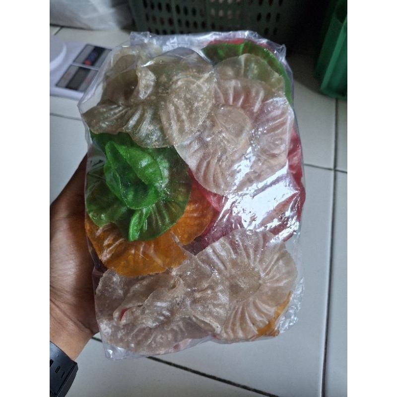 

Kerupuk Mawar warna-warni | Kerupuk Dapros/parered mentah siap goreng isi 25