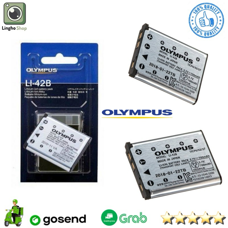 Baterai Olympus Li-42b For Charger Li-40c Battery Camera Olympus