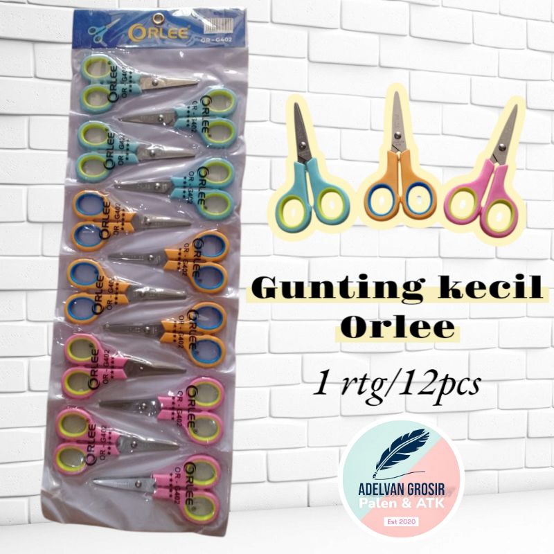 

Gunting renteng kecil Orlee 1 renteng isi 12pcs