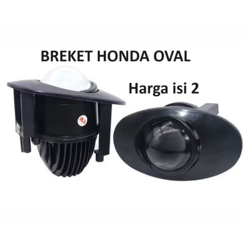 Breket Honda Oval Adapter Biled 2 Inch Projie Projector Foglamp Mobil Hrv Brio Crv