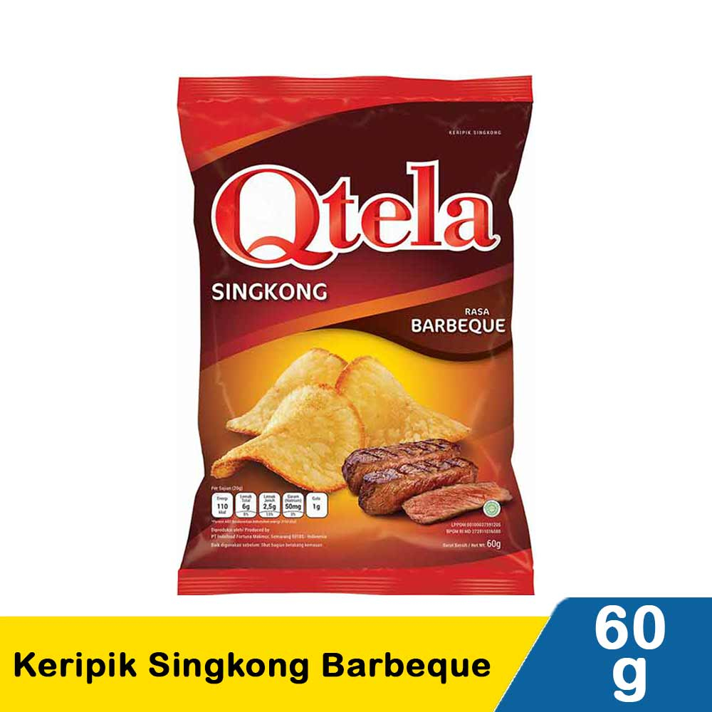 

QTELA KERIPIK SINGKONG BARBEQUE PCK 60g