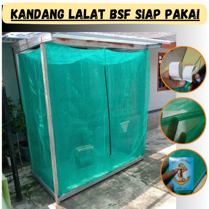 Kandang lalat magot bsf  || Kandang lalat bsf berbagai ukuran || Jaring kasa anti nyamuk