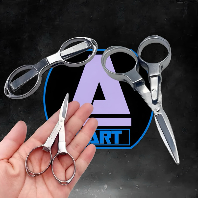 

GUNTING LIPAT BENTUK KACA MATA SILVER