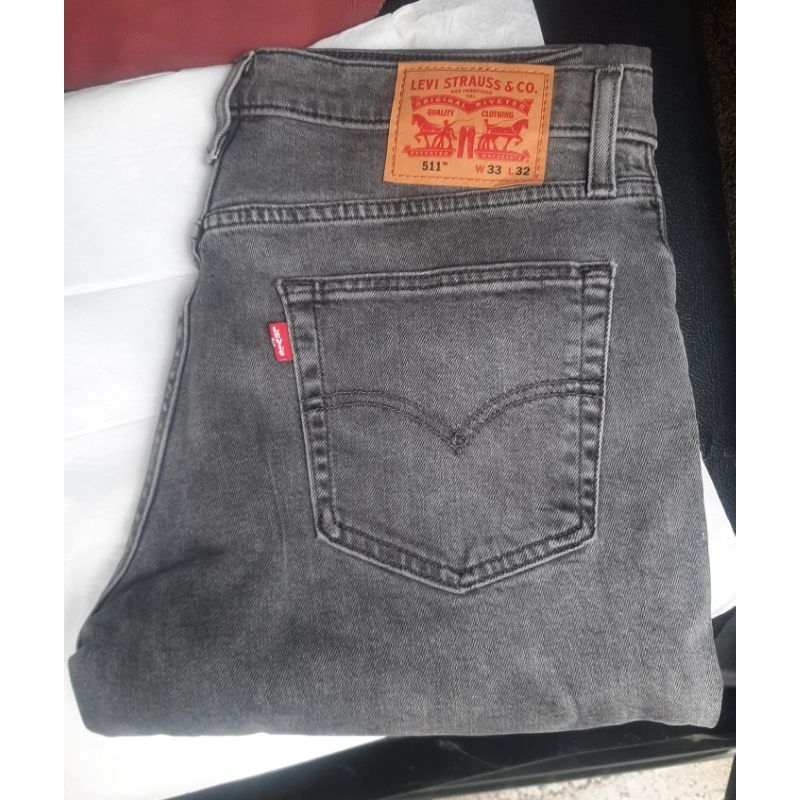 CELANA ORIGINAL LEVIS 511 SLIM FIT STRETCH 511-5537 SIZE 33