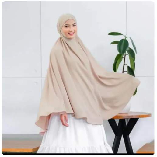 Bergo Maryam Jumbo XXL Crinkle Premium/Jilbab Bergo Crinkle XXL JUMBO