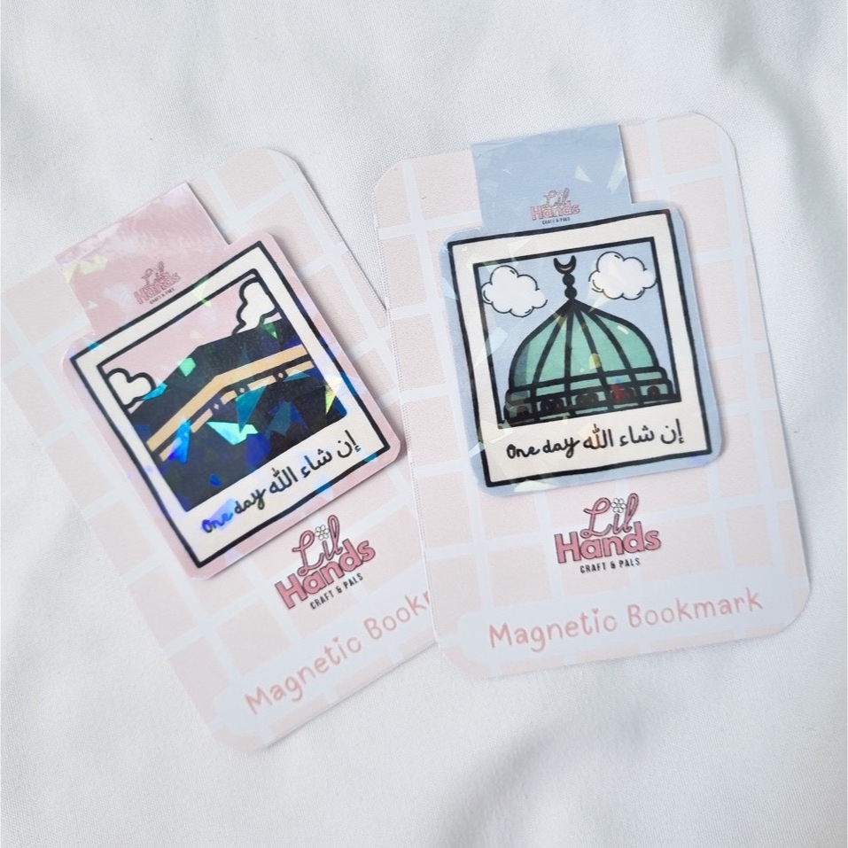 

lilhands.id - Magnetic Bookmark - Kabah Raudhah / pembatas buku