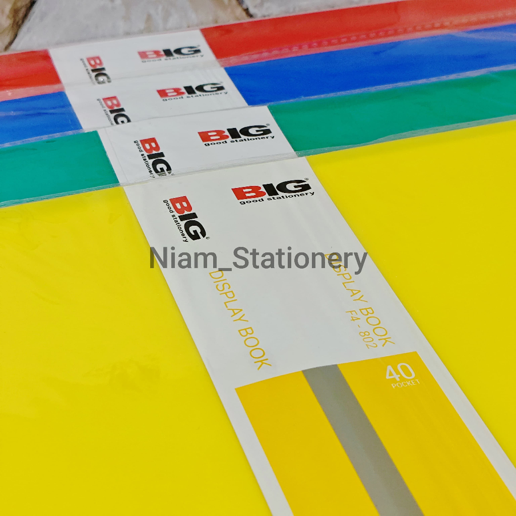 

Azka SATUAN ( 1 PCS ) Display Book / Document Keeper / Map Clear Holder Folio F4 Big 40 Lembar