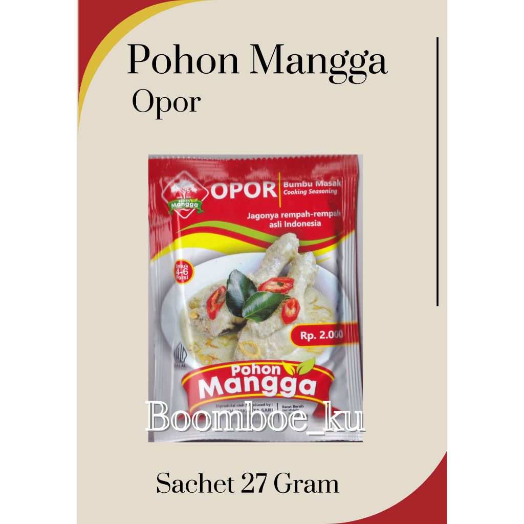 

Pohon Mangga Bumbu Opor 27Gr