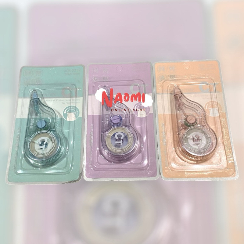 

ND0038 - Correction Tape Tip Ex DFS 10m (Warna Random) / Tip Ex kertas