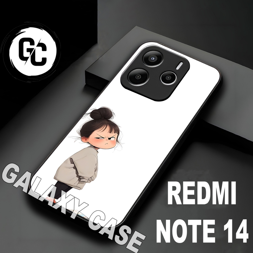 Softcase glossy REDMI NOTE 14/case REDMI NOTE 14 Cewek/casing REDMI NOTE 14