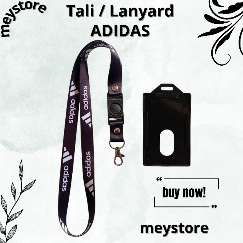 

READYYY Tali ID CARD / Lanyard ADIDAS [STOCK MELIMPAH] Termurahhh Harga Grosir!
