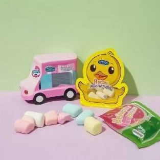 

Silky Marshmellow karakter lovely/ducky/watermelon 1 pack isi 10 pcs