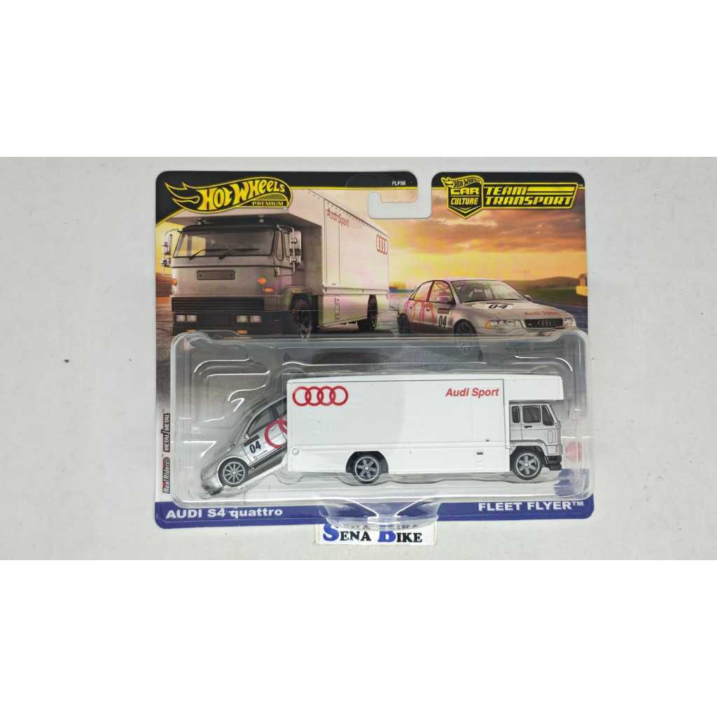 Hot Wheels Team Transport - Audi S4 Quattro & Fleet Flyer
