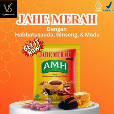 

( PAKET 1 BAL ) JAHE MERAH AMH 1 BAL ISI 50 SACHET MURAH
