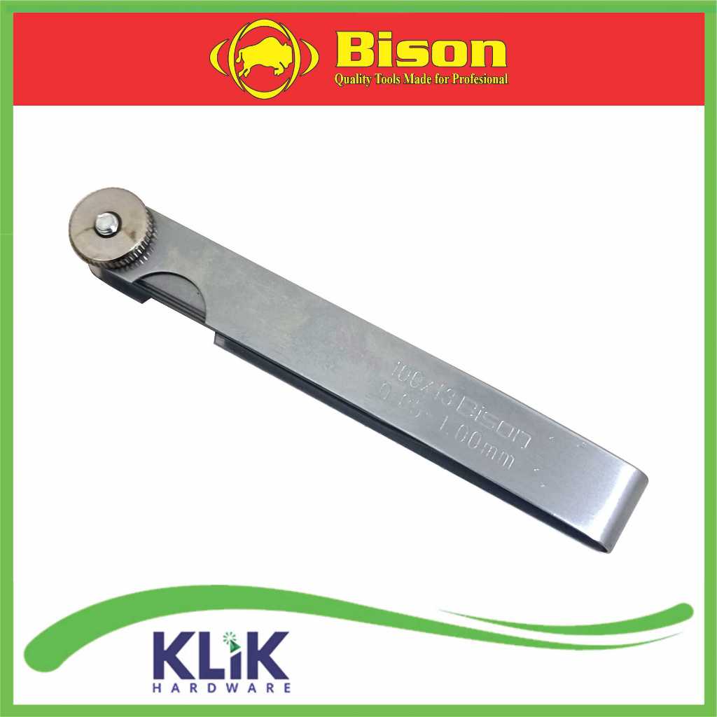 ID BISON STEL KLEP FULLER BLADE 13 PCS - FEELER GAUGE 0.05 - 1 MM MOTOR MOBIL