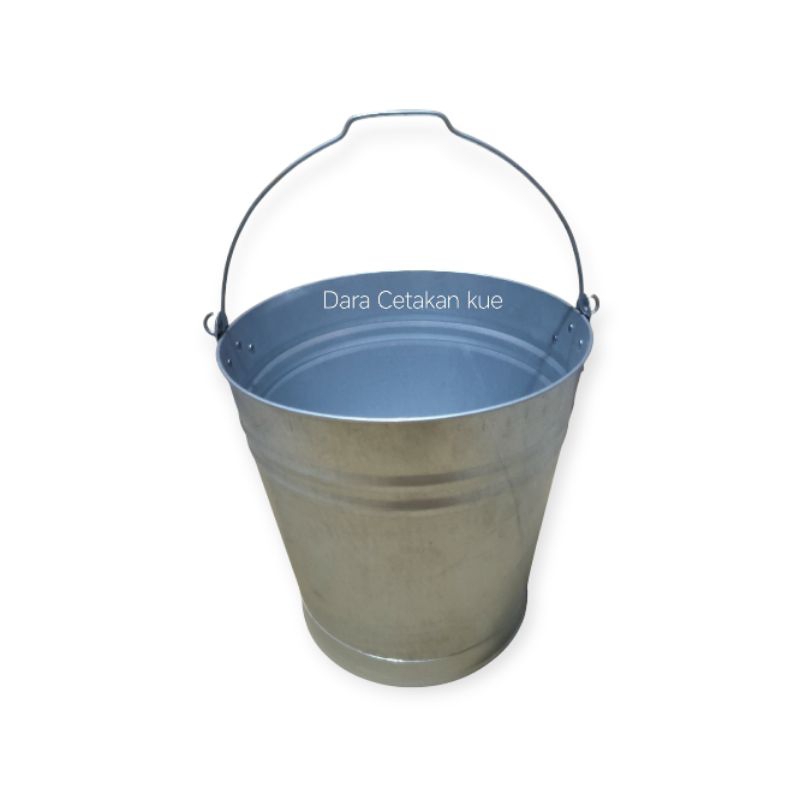 Ember Kaleng Galvanis kapasitas 5 Liter Pot ice bucket Ember serbaguna