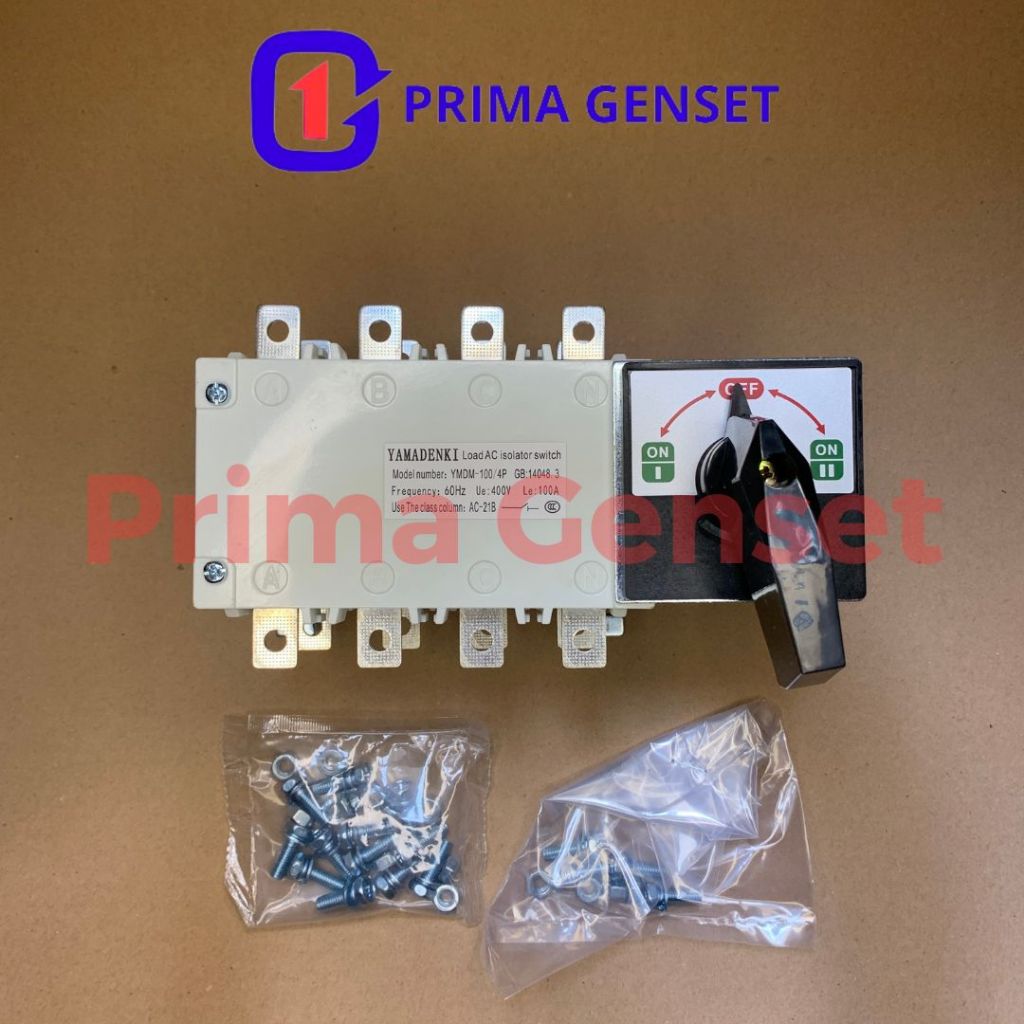 COS Manual 100A 4P / Change Over Switch 100 Ampere 4 Pole / Ohm Saklar Genset