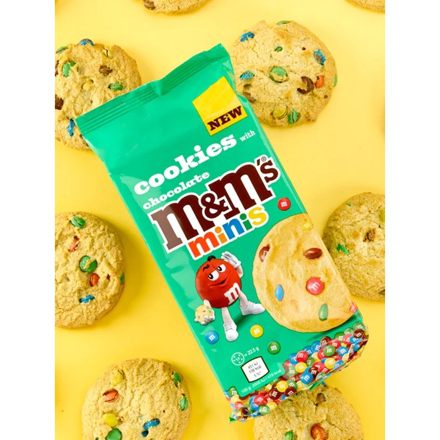 

Biskuit Coklat M&M's Minis Cookies Chocolate asal Eropa