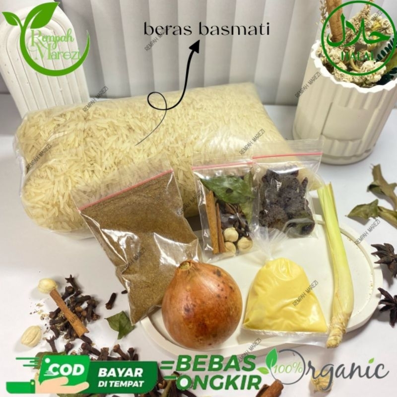 

HEMAT paket nasi kebuli 200gr super komplit