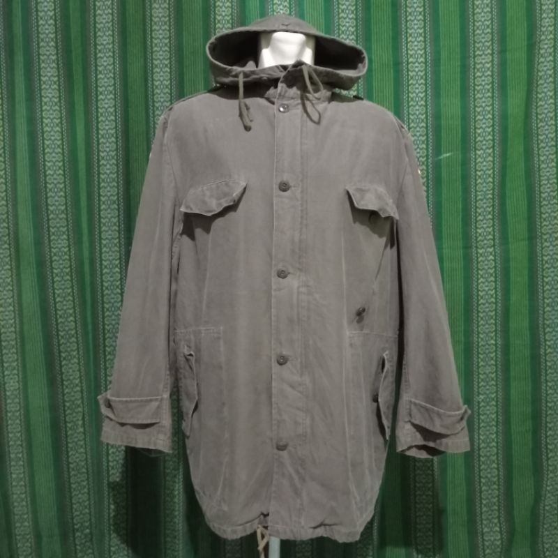 jaket parka tactical germany military mit einknopfutter second