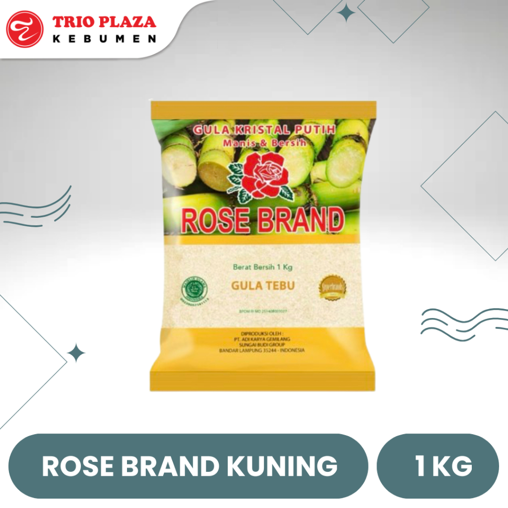 

ROSE BRAND GULA PASIR KUNING 1KG