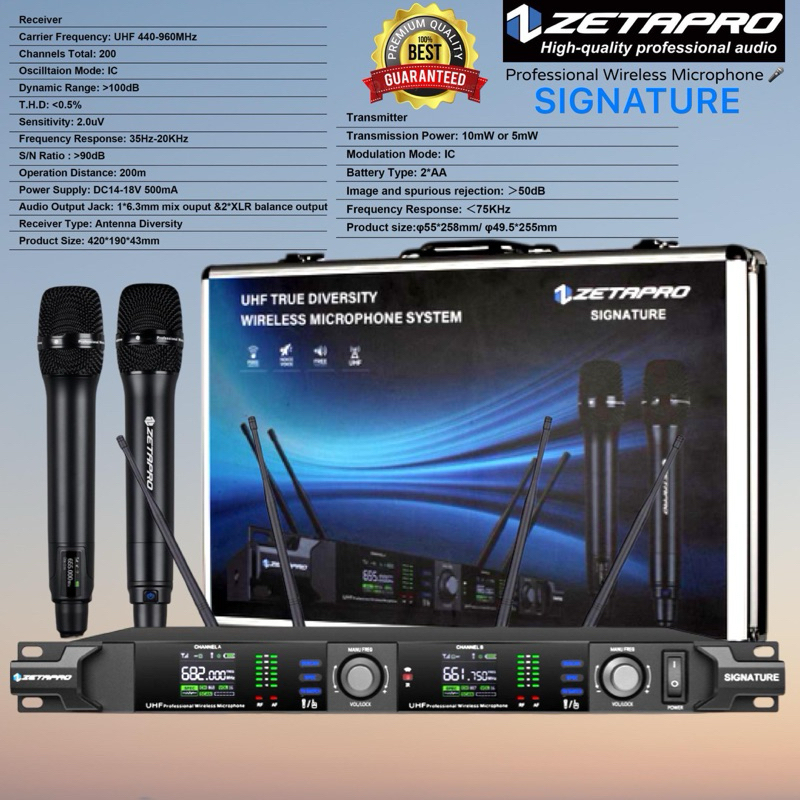 MIC WIRELESS ZETAPRO SIGNATURE / Zetapro Signature / ZETAPRO ORIGINAL