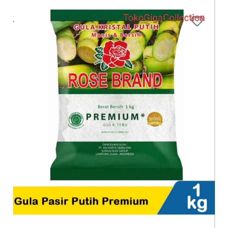 

Gula Rosebrand 1kg||Gula Pasir Premium||Gula Pasir Putih||Gula Kemasan 1kg