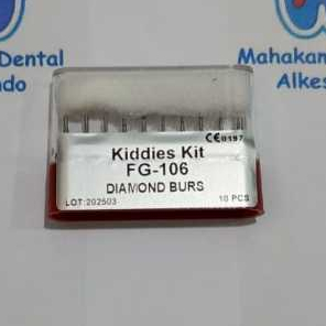 Diamond Bur Pedo Set / Dental Bur Gigi Pedodontik / Bor pedo dental