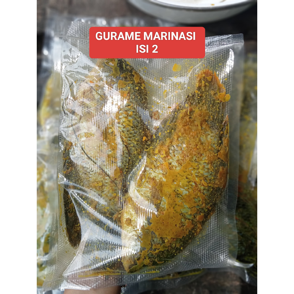 

Ikan Gurame Marinasi Ukuran Sedang Siap Goreng Isi2