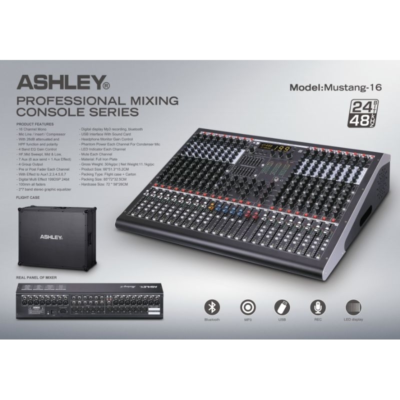 ashley mixer 16CH MUSTANG16