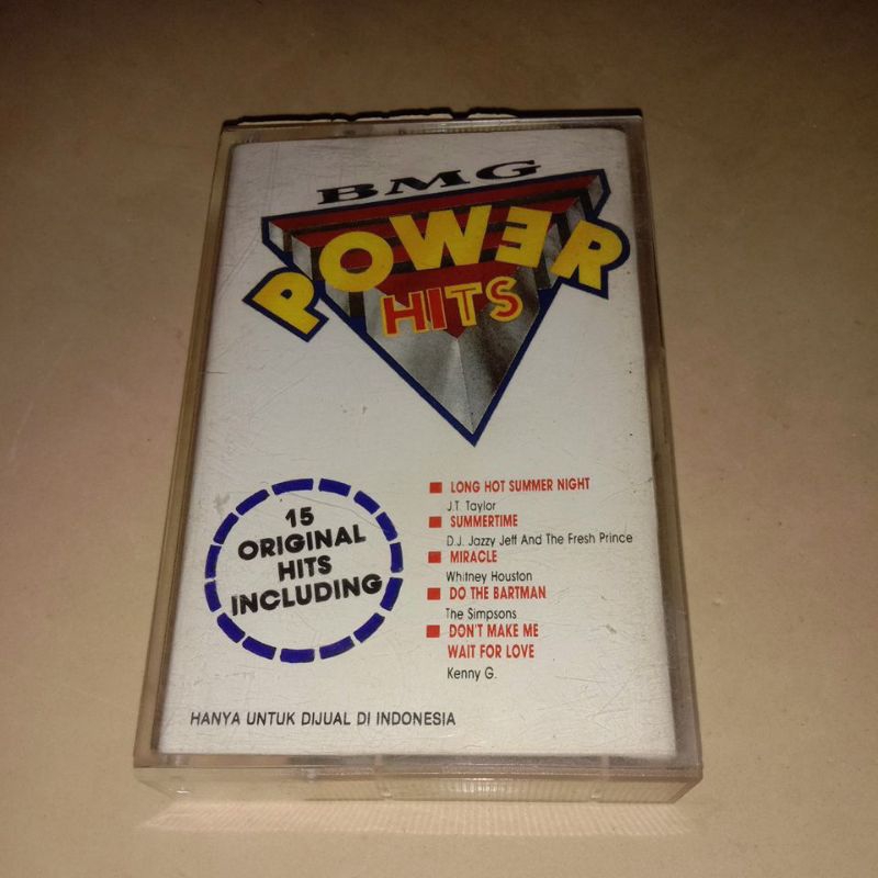 Kaset Kompilasi BMG Power Hits