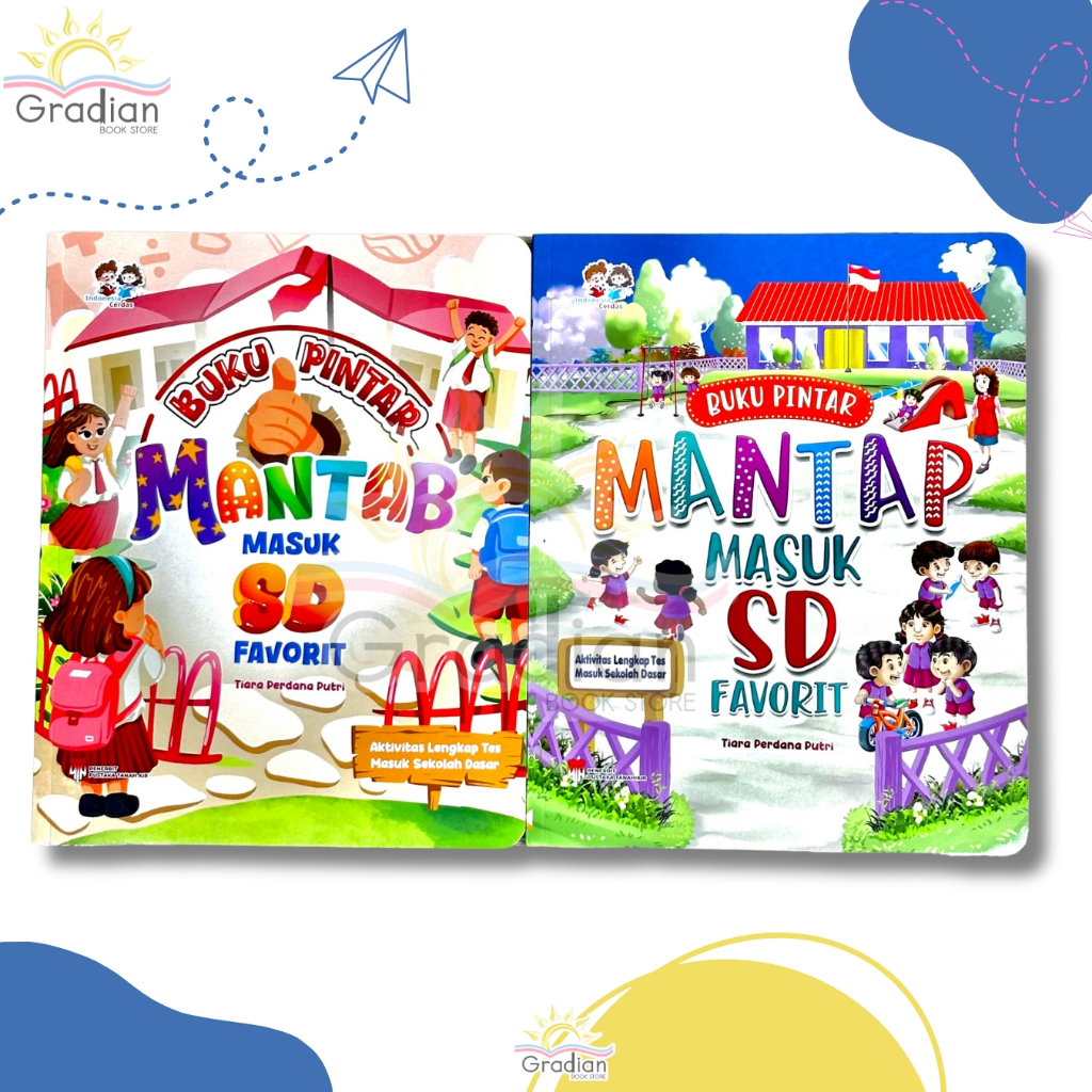 BukPintar Mantap Masuk SD Favorit Indonesia Cerdas / Buku Siap Masuk SD untuk TK PAUD