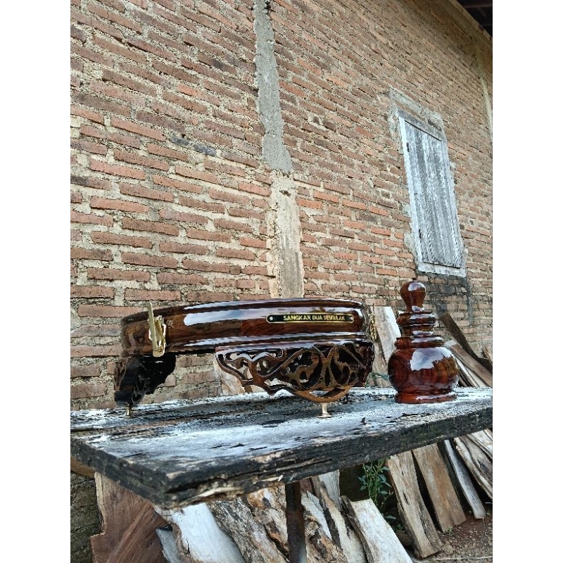 Tebok Sangkar sogon Lovebird konin T3 kayu Sono Keling krawangan