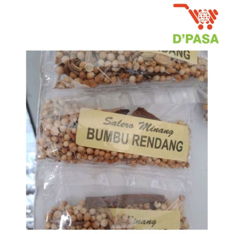 Bumbu Rendang Salero 1pcs Padang Asli Minang Bumbu Rendang Dpasa Padang