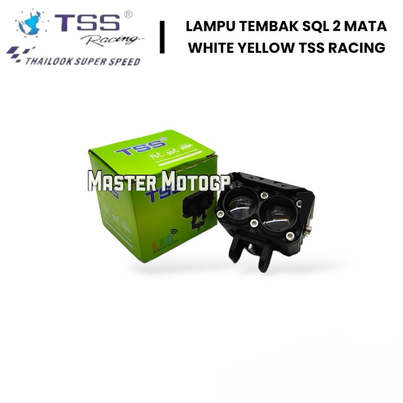 Lampu Tembak 2 Mata Laser Sql Tebal Baut Lampu ganda kuning - Putih sinar Rendah tinggi Modifikasi l