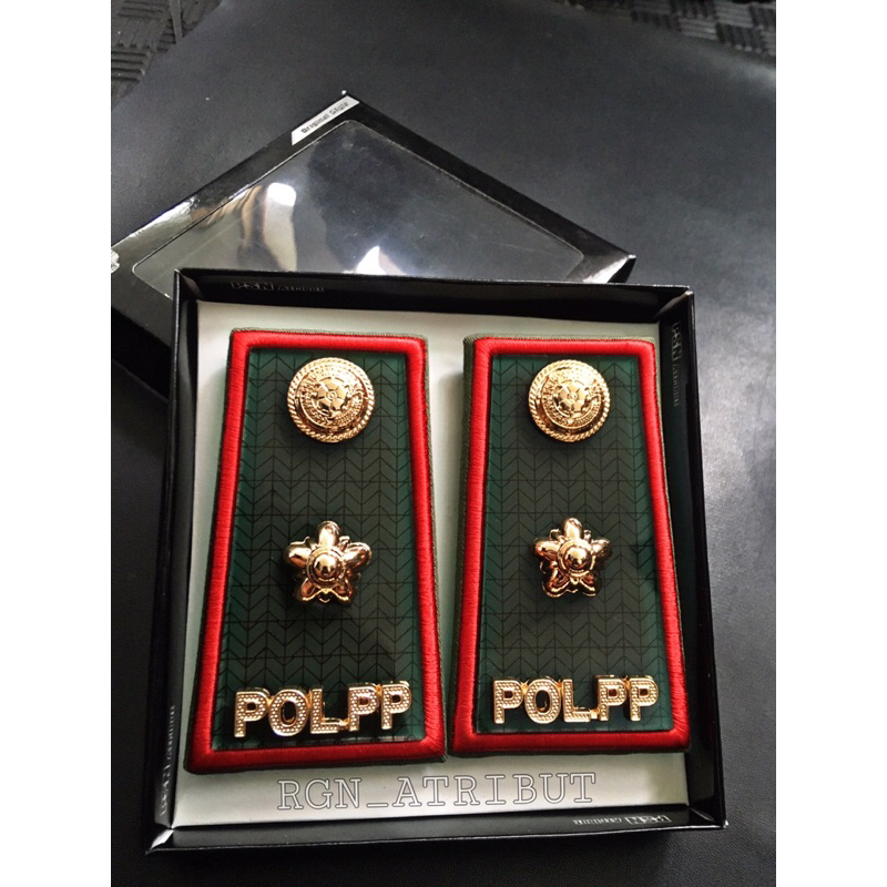 PANGKAT PDH POL PP 3D LOGAM EMAS EXCLUSIVE