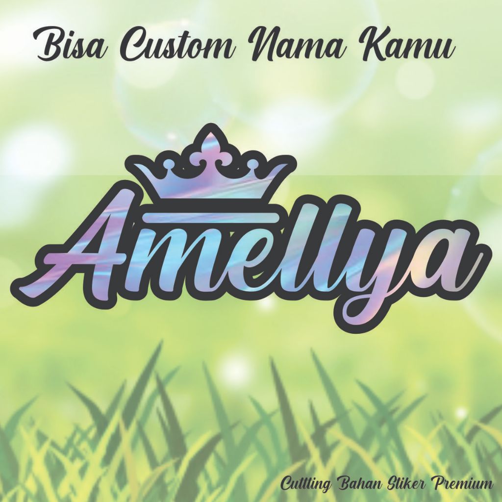 

Stiker Mahkota Custom Bisa Custom Nama Tahan Lama Anti Air
