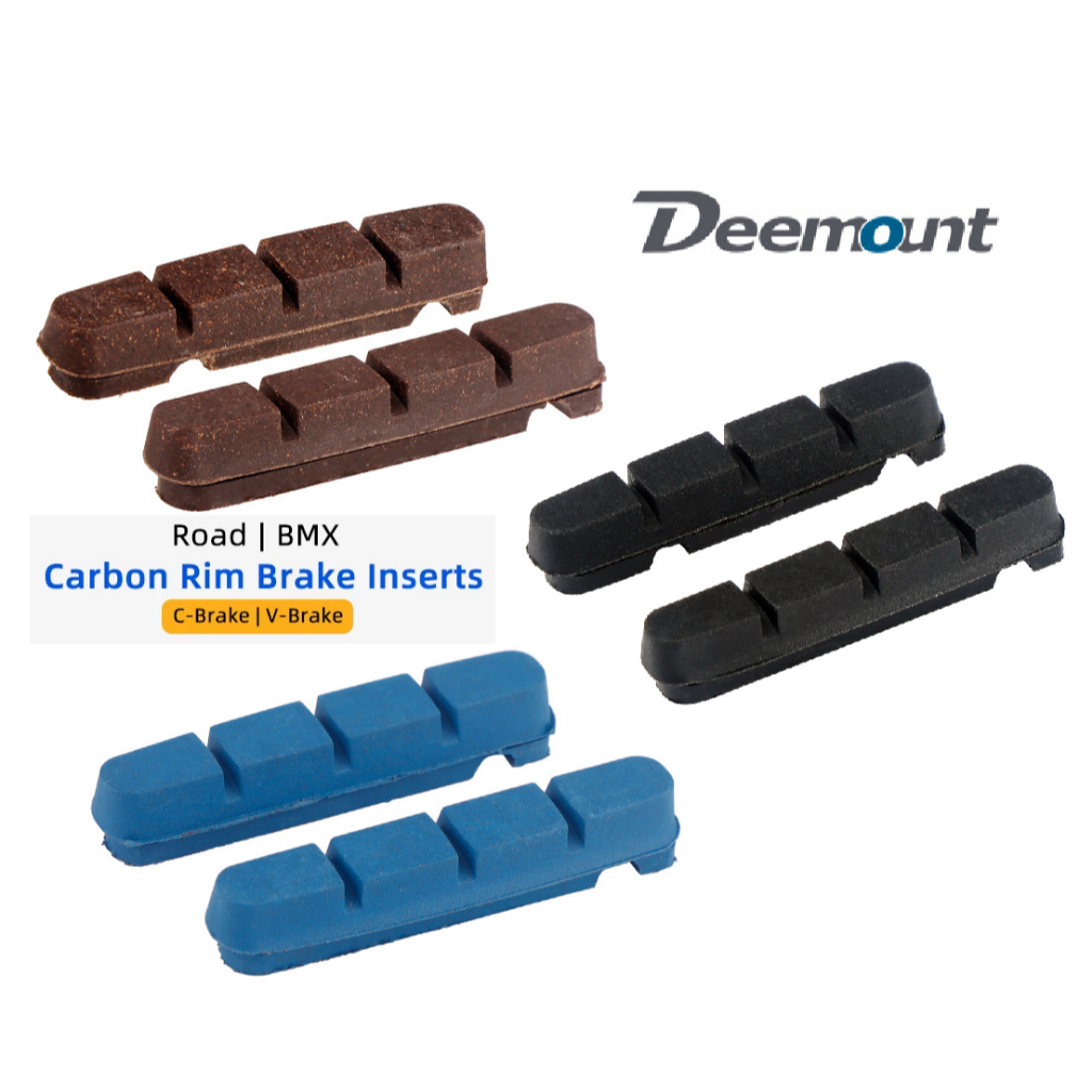 BRAKE SHOE PAD CARBON CANSUCC VELG RIMS sepeda U KARET KAMPAS REM for avid sram shimano refill