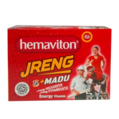 

Hemaviton Jreng Plus Madu isi 10 Sachet