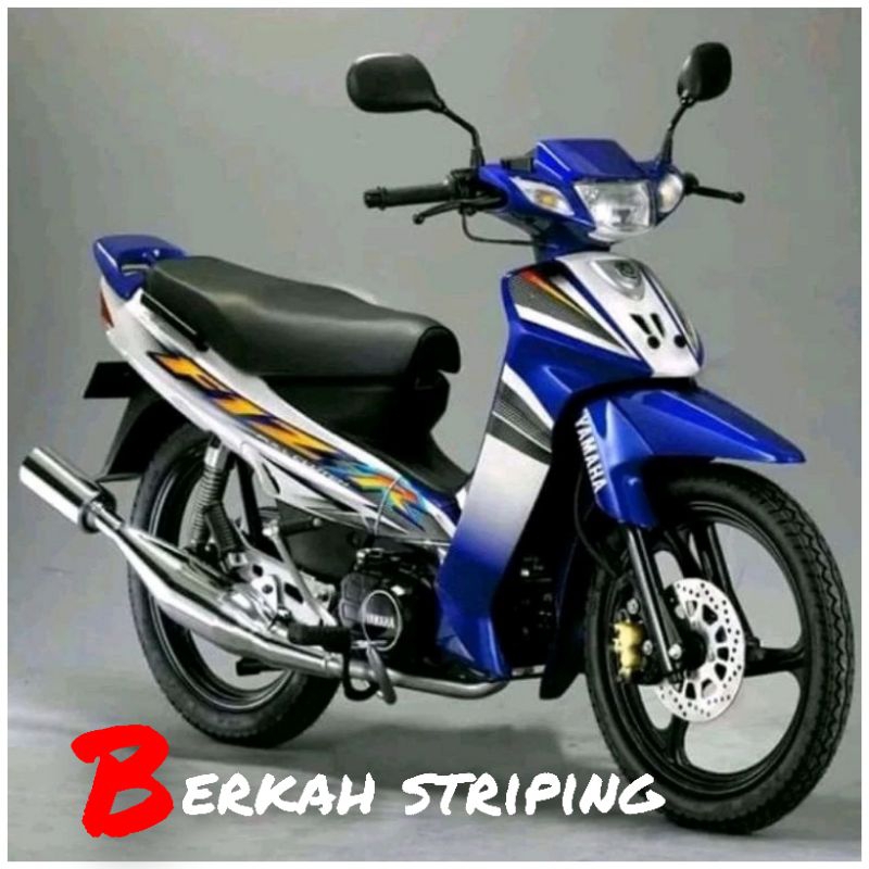 stripping lis standar ori yamaha FIZR Tahun 2004 Biru putih | striping f1zr fizr f1zr FIZ R ori | st