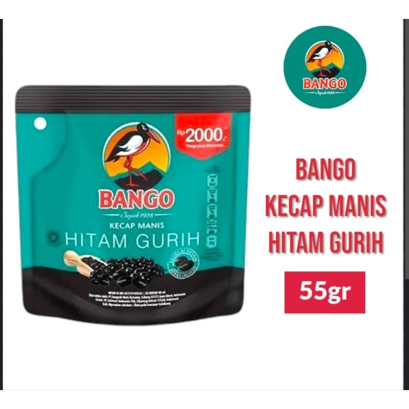 

Kecap bango gurih hitam sachet 2000 55gr