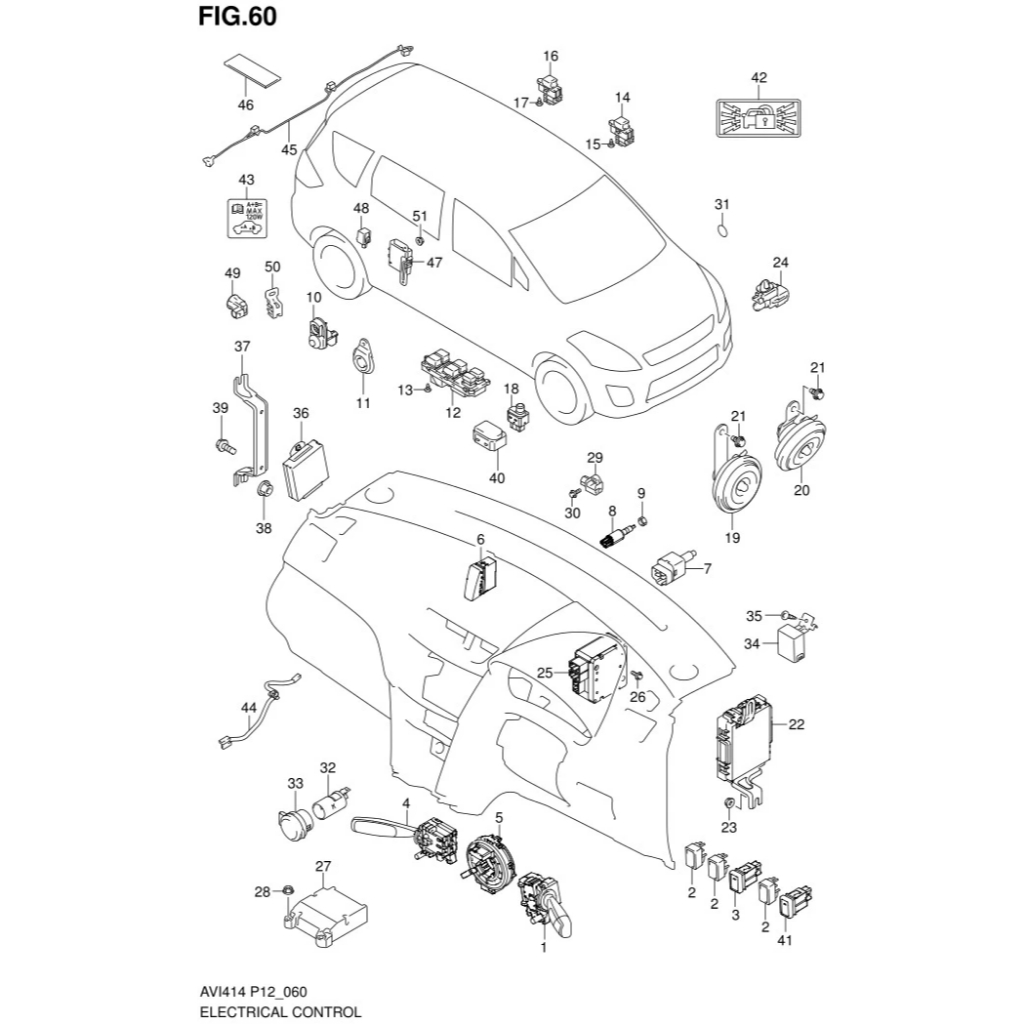 modul eps suzuki ertiga asli sgp