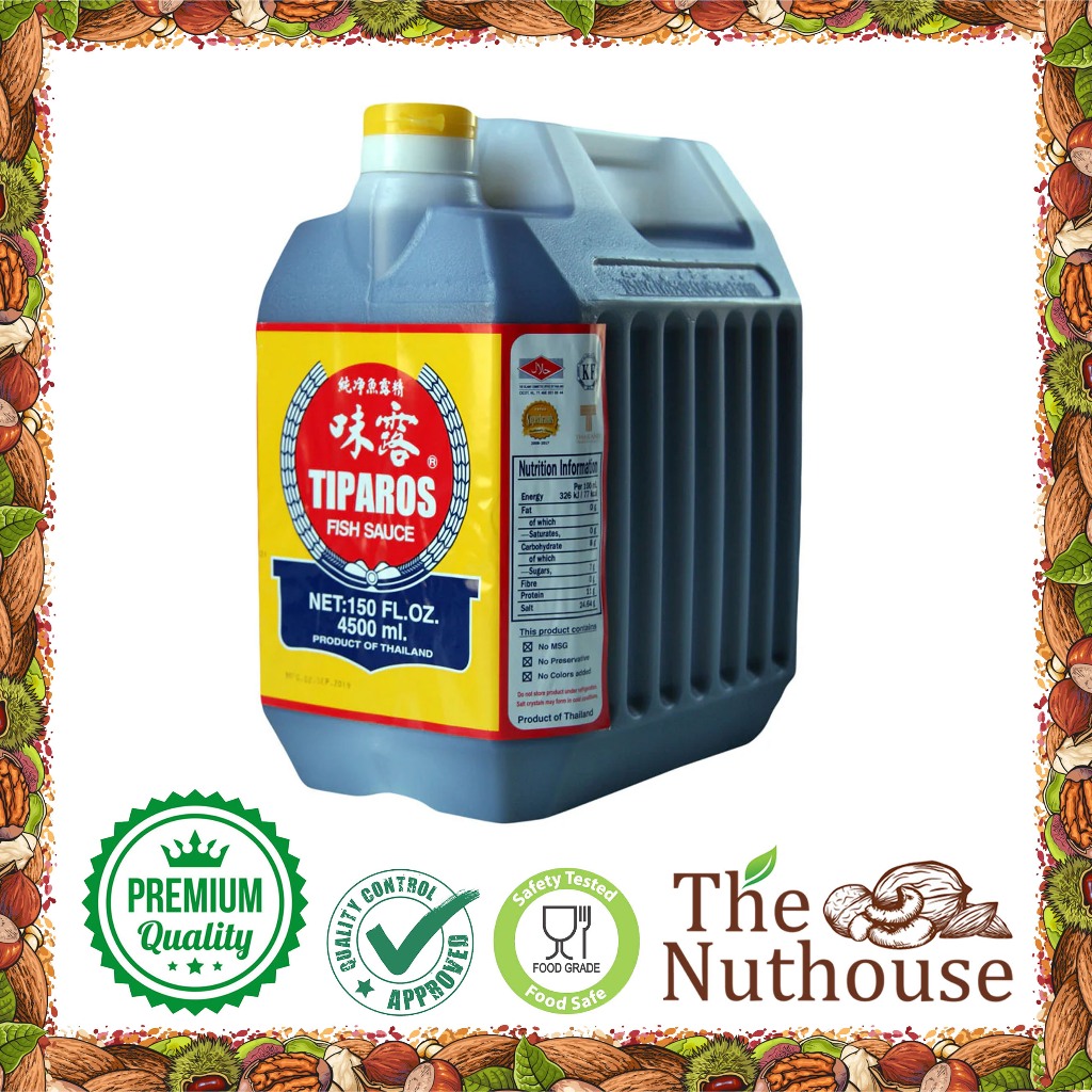 

TIPAROS JIRIGEN 4.5L Fish Sauce / Kecap Ikan / Saus Ikan Thailand