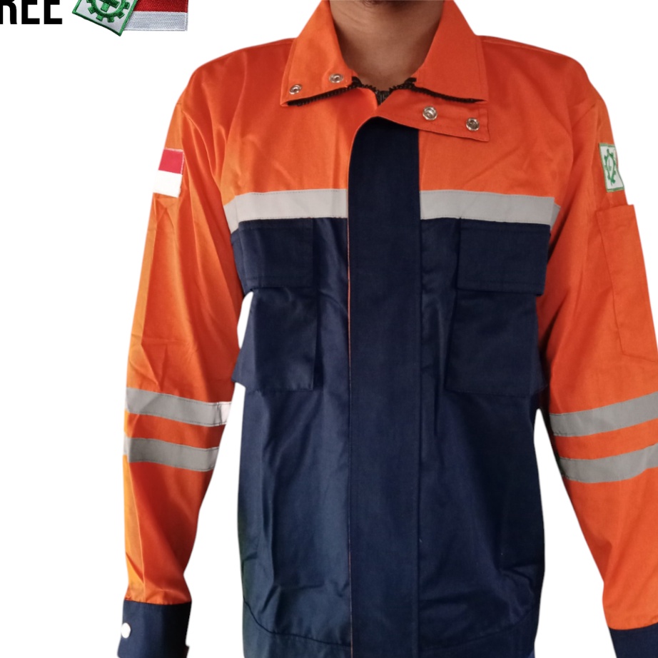 Limited  Wearpack Safety Seragam Kerja Lapangan Atasan Semi Jaket